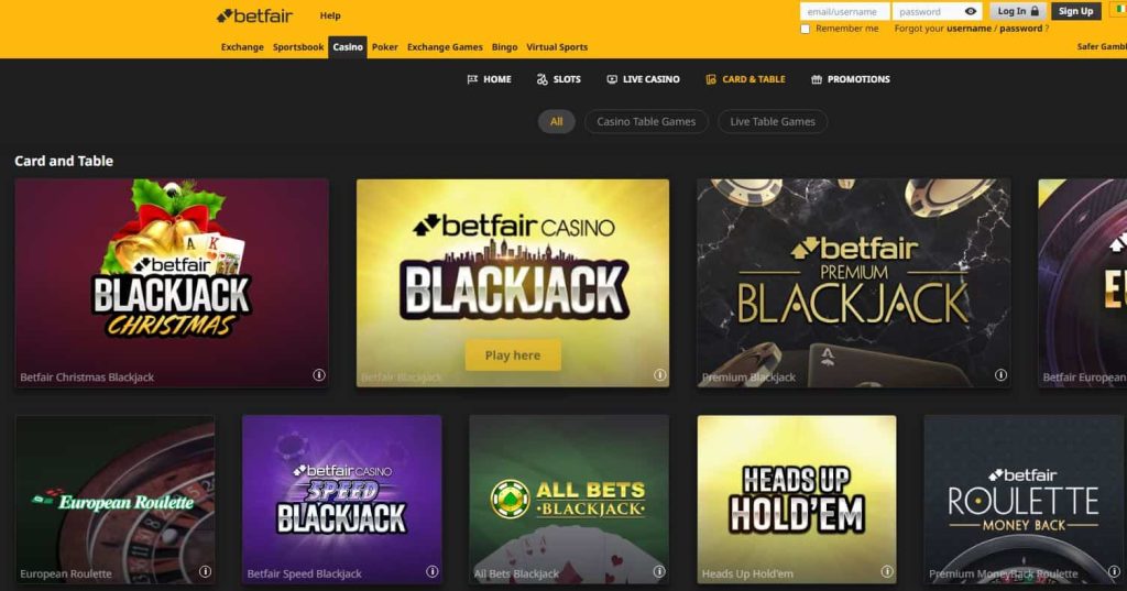 betfair casino non gamstop