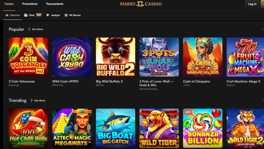 harry casino review